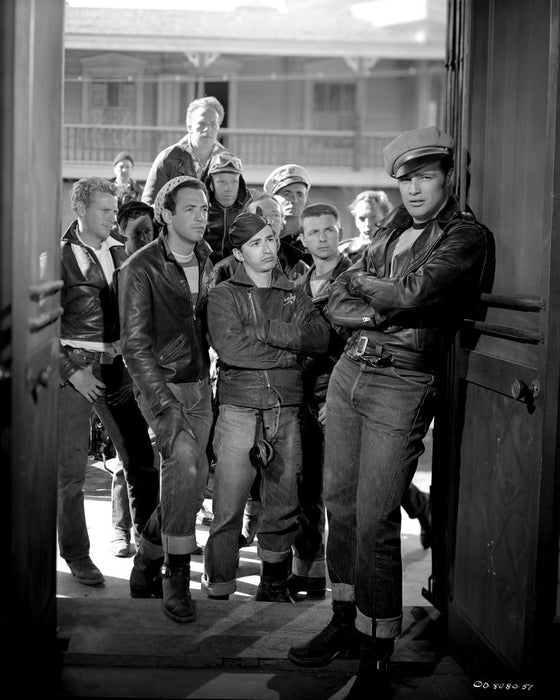 Marlon Brando in Wild One, 1953 by Homer Van Pelt
