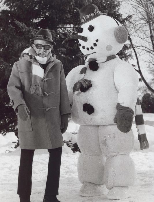 Bing Crosby and Snowman