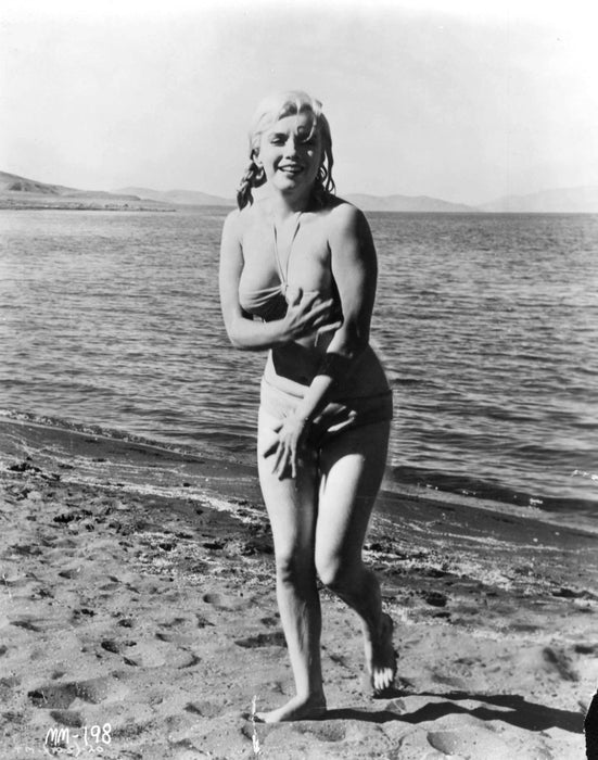 Marilyn Monroe at the Beach