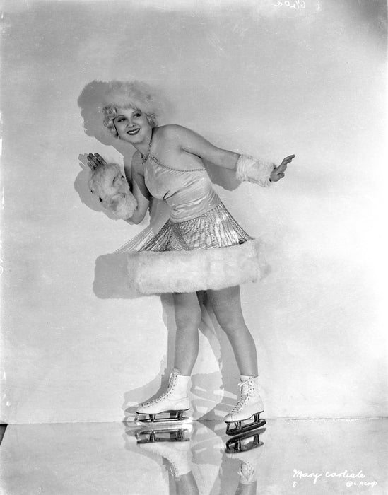 Mary Carlisle Vintage Ice skates