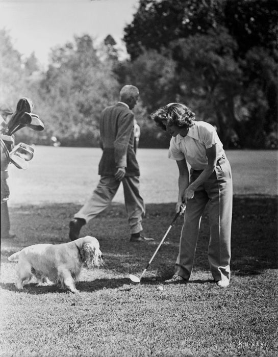 Katherine Hepburn on the Golf Course