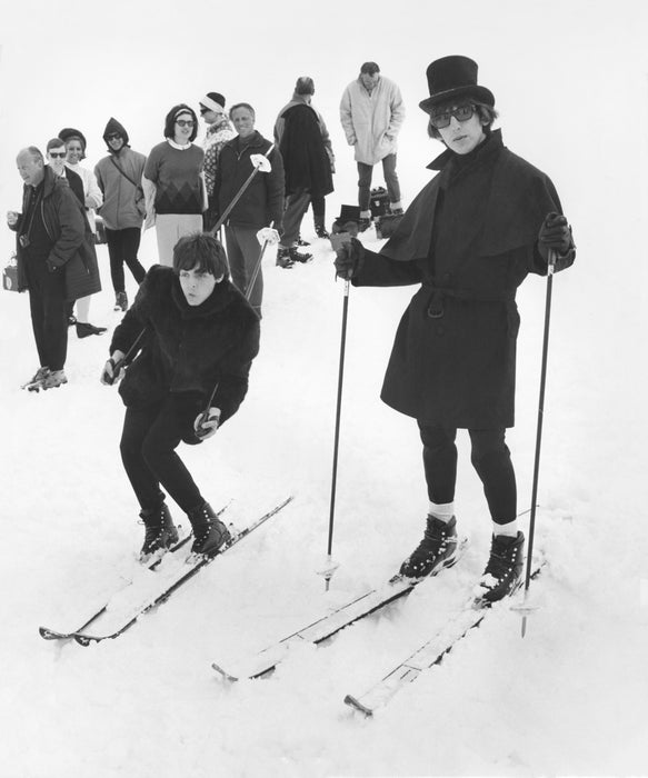 The Beatles Skiing