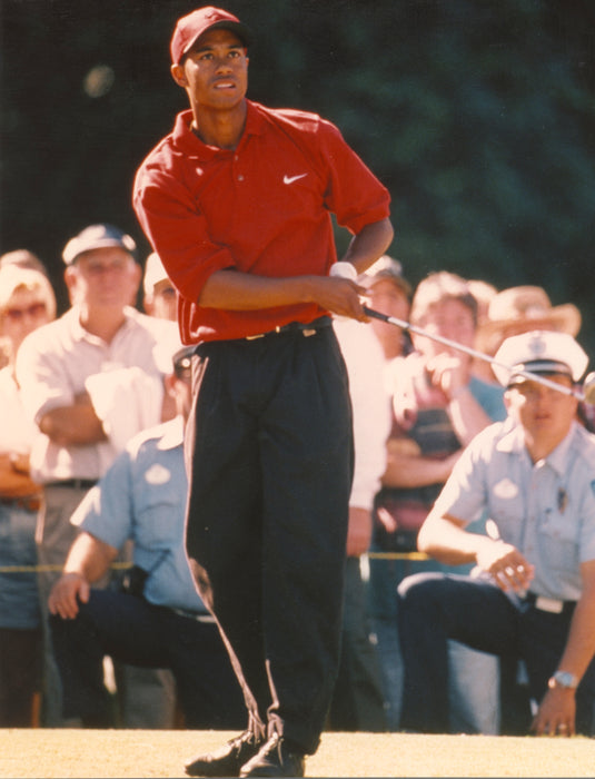 Tiger Woods Looking