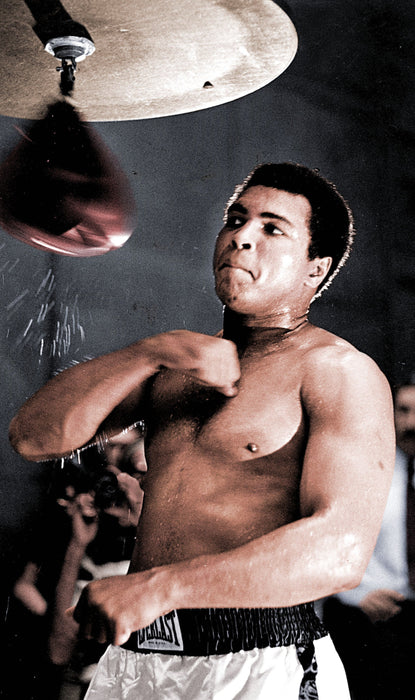 Muhammad Ali at the Bag