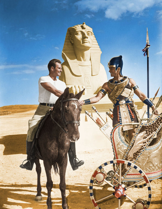 Ten Commandments Sphinx Scene