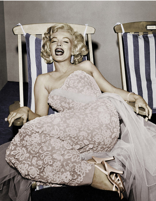 Marilyn Monroe in Deckchair, by Frank Worth