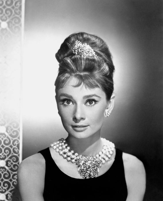 Audrey Hepburn in "Breakfast at Tiffany's" - Black and White