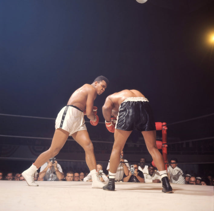 Young Muhammad Ali and Floyd Patterson