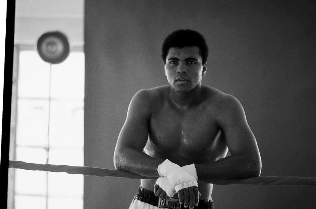 Muhammad Ali Training in Florida 1970 - Black and White