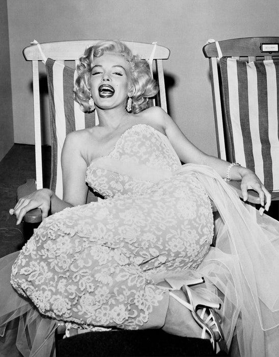 Marilyn Monroe in Deckchair, by Frank Worth