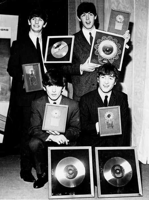 The Beatles with Records