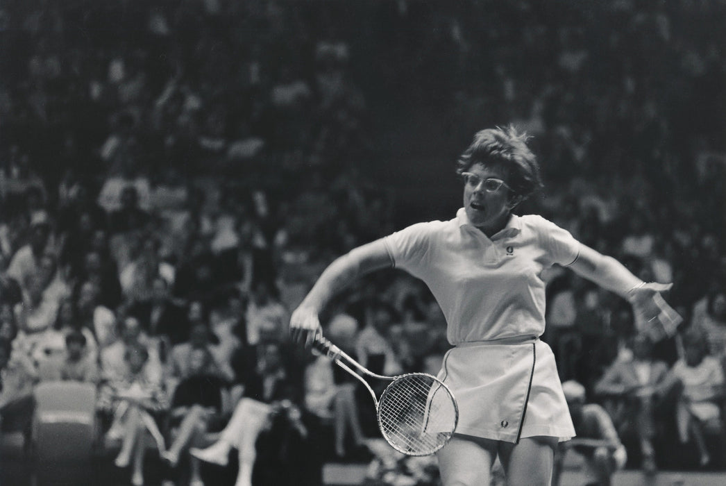 Bille Jean King Playing Tennis, 1960s