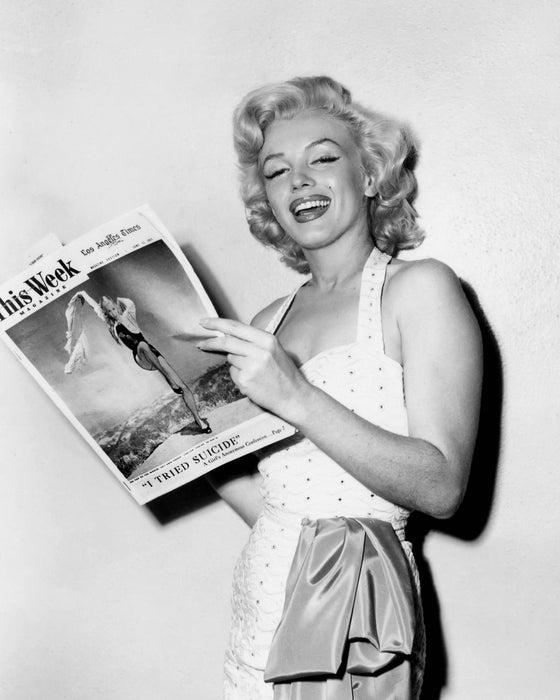 Marilyn Monroe Holding Magazine, circa 1953