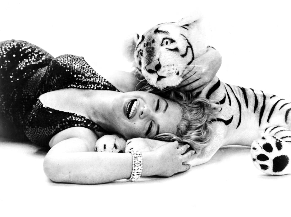 Marilyn Monroe with Tiger