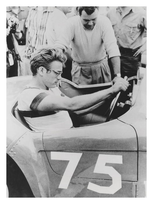 James Dean and His Porsche Racer