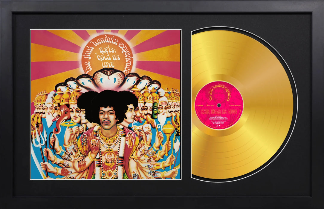 Jimi Hendrix - Axis: Bold As Love - 24k Gold Plated, Limited Edition Album