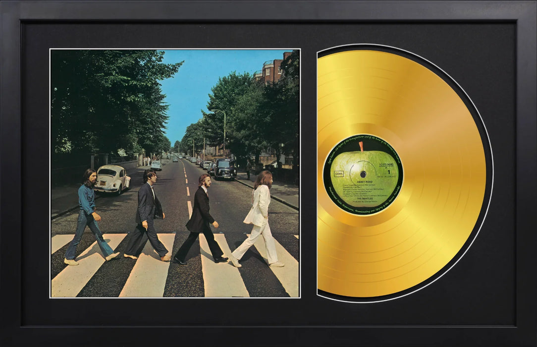 The Beatles - Abbey Road - 24k Gold Plated, Limited Edition Album
