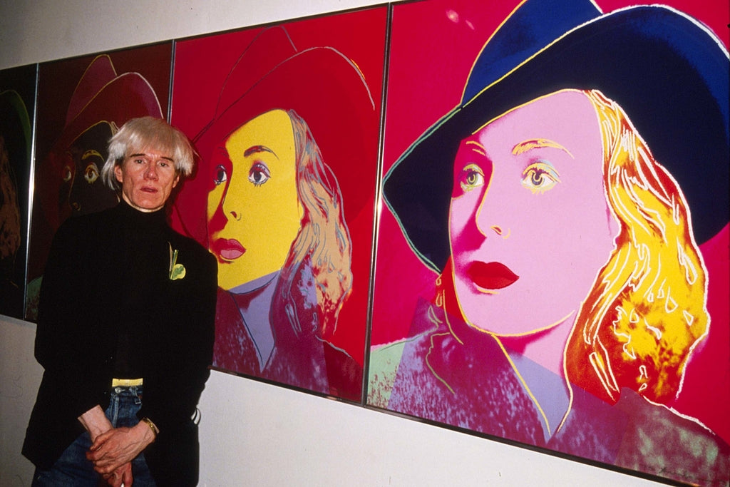 Andy Warhol with Ingrid Bergman Oils, 1984