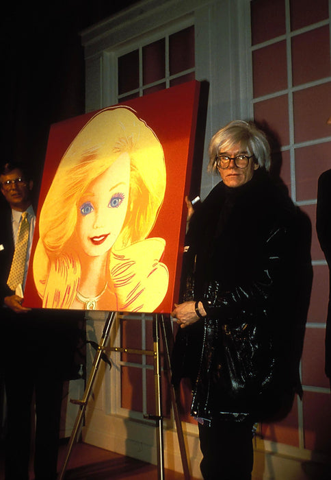 Andy Warhol with Pop Art Barbie