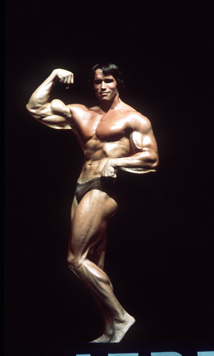 Arnold Schwarzenegger, Scantily Clad Posing