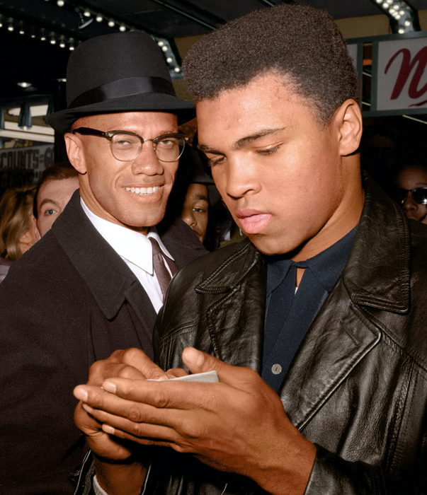 Muhammad Ali and Malcolm X