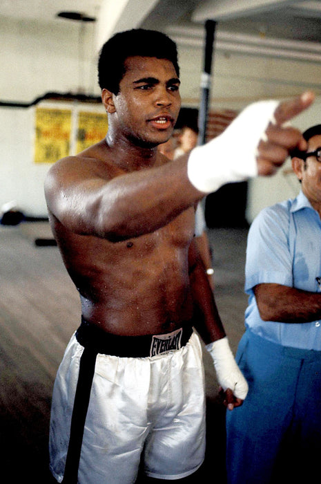 Muhammad Ali Pointing at Camera