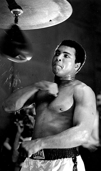 Muhammad Ali at the Bag