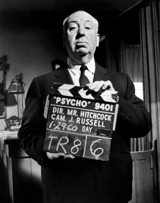 Director Alfred Hitchcock, "Psycho" 1960 Paramount Photoshoot