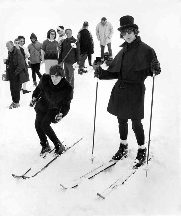 The Beatles Skiing