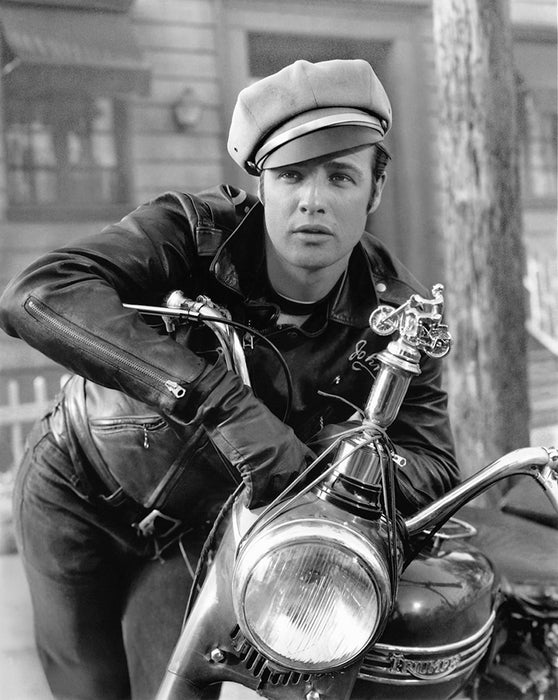 Marlon Brando on Motorcycle