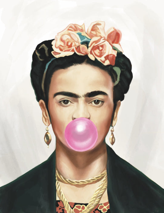 Frida Kahlo Bubble Gum (2017) - Thomas Hussung