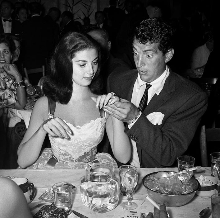 Dean Martin and Pier Angeli 1955 by Frank Worth