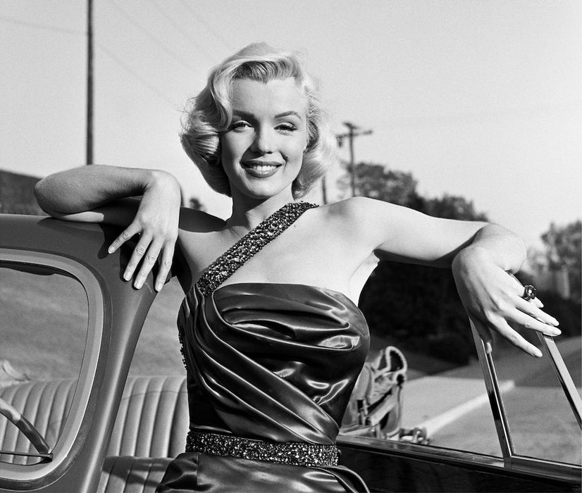 Marilyn Monroe Smiling by Frank Worth