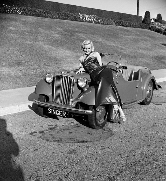 Marilyn Monroe on Set of How to Marry a Millionaire, by Frank Worth