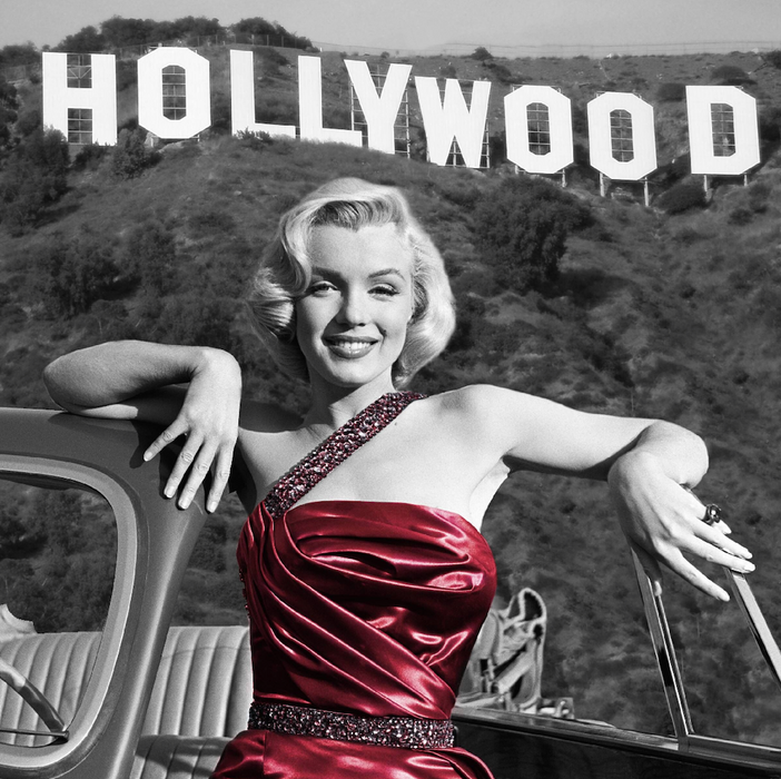 Marilyn Monroe Hollywood Sign by Frank Worth