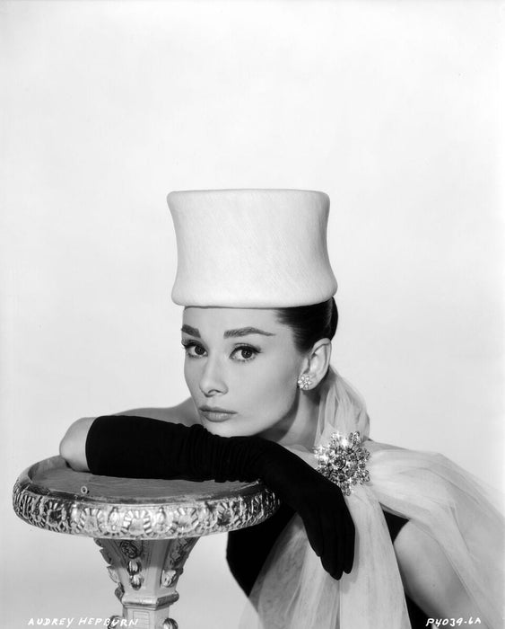 Audrey Hepburn in Hat, by Bud Fraker