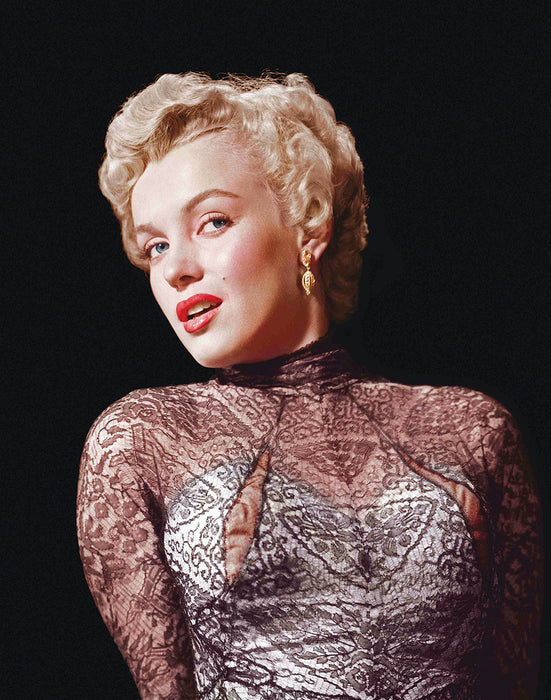 Marilyn Monroe in Printed Dress