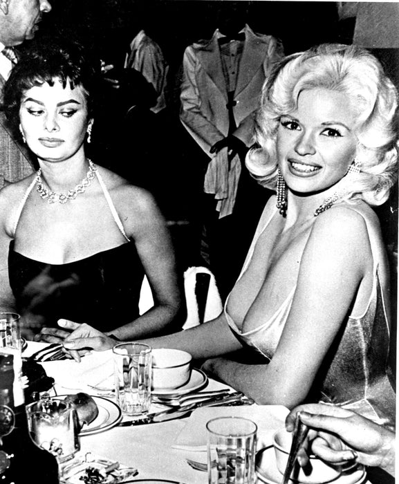 Sophia Loren and Jayne Mansfield at 20th Century Party