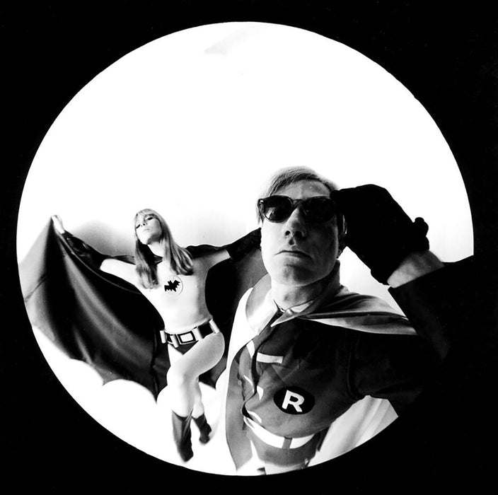 Andy Warhol and His Muse Nico as Batman and Robin Photo