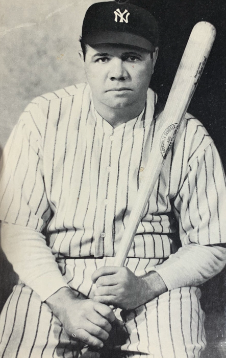 Babe Ruth of the New York Dodgers