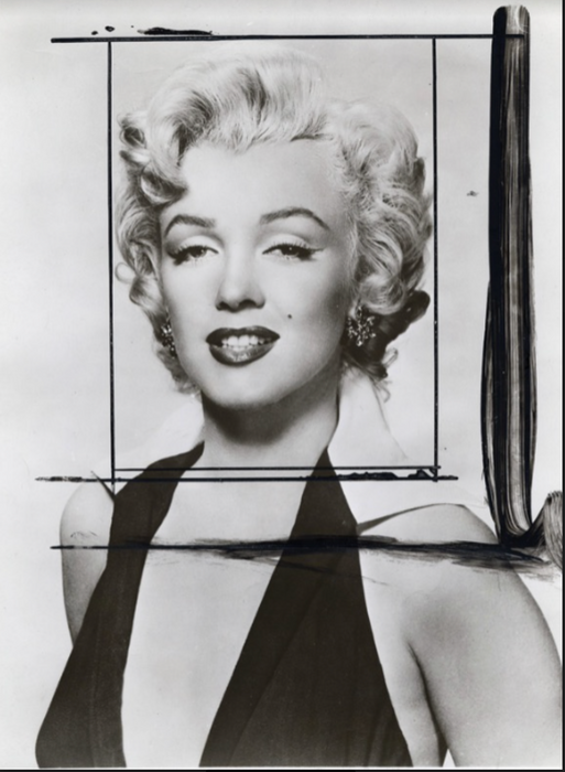 Marilyn Monroe, Classic Portrait Cropped by Andy Warhol