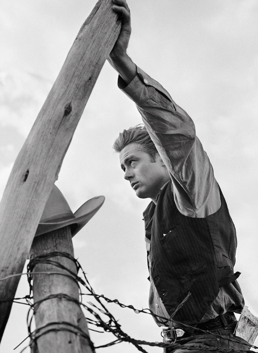 James Dean on Set of Giant by Frank Worth