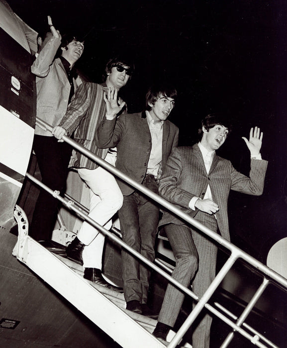 The Beatles Arriving in Las Vegas