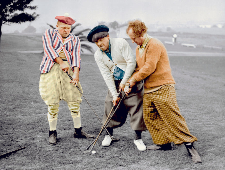 Three Stooges Golfing