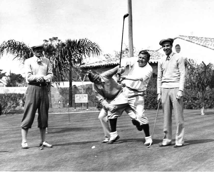 Babe Ruth on the Golf Course